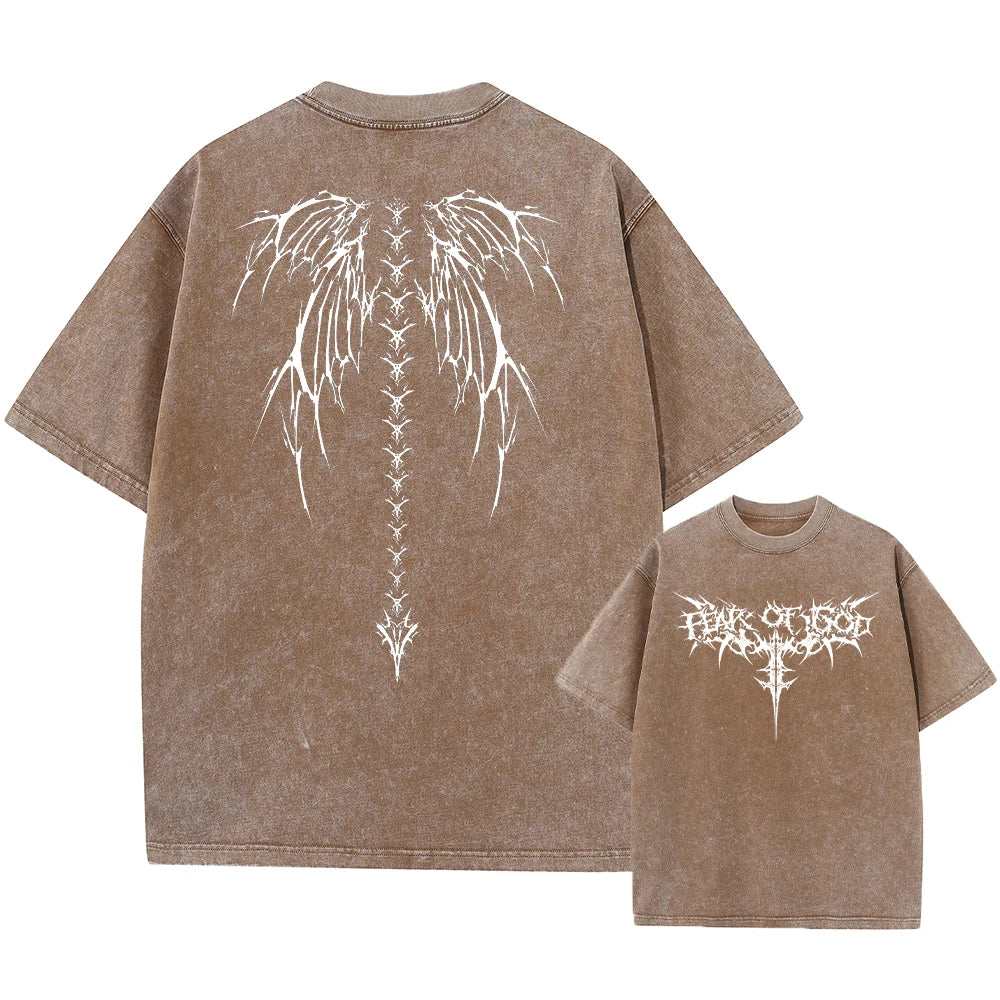 Jo Workout Acid Wash Oversized Jersey
