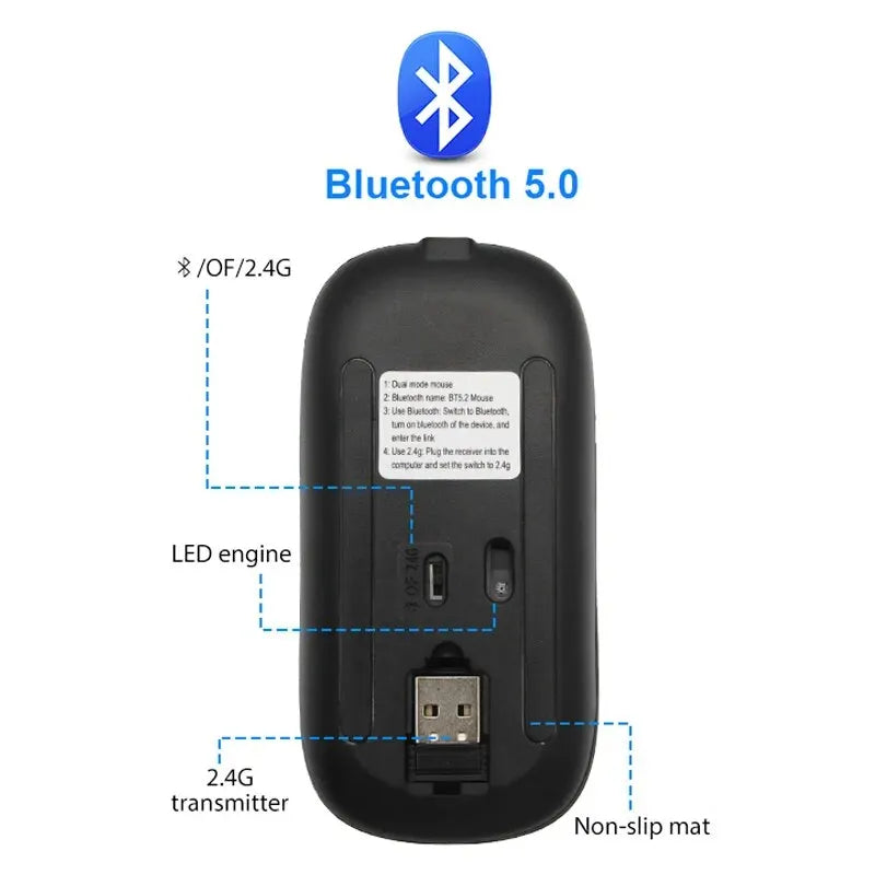 Jo Streamline RGB Rechargeable Mouse