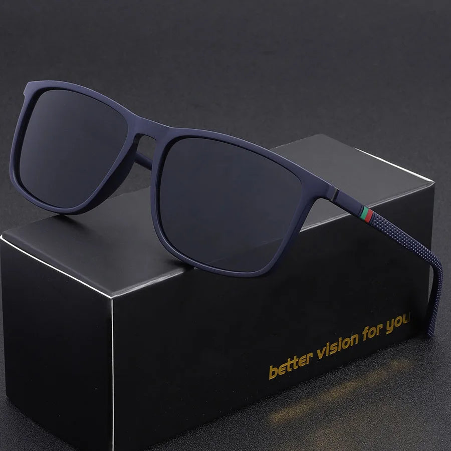 Jo Modern Lightweight Square Sunglasses for Men