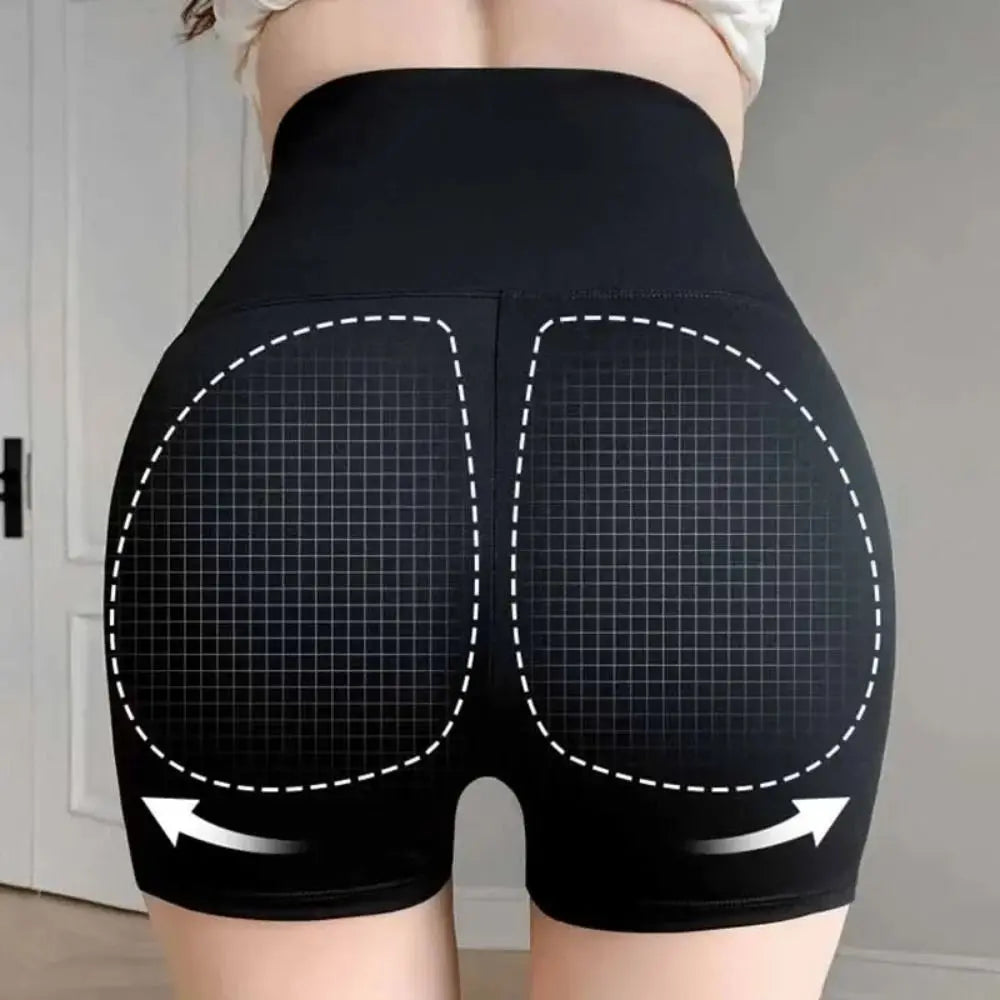 New Seamless Sports Shorts Women Body Shaping High Waist