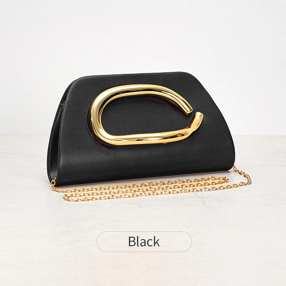 Jo Refined Gold-Accent Satchel