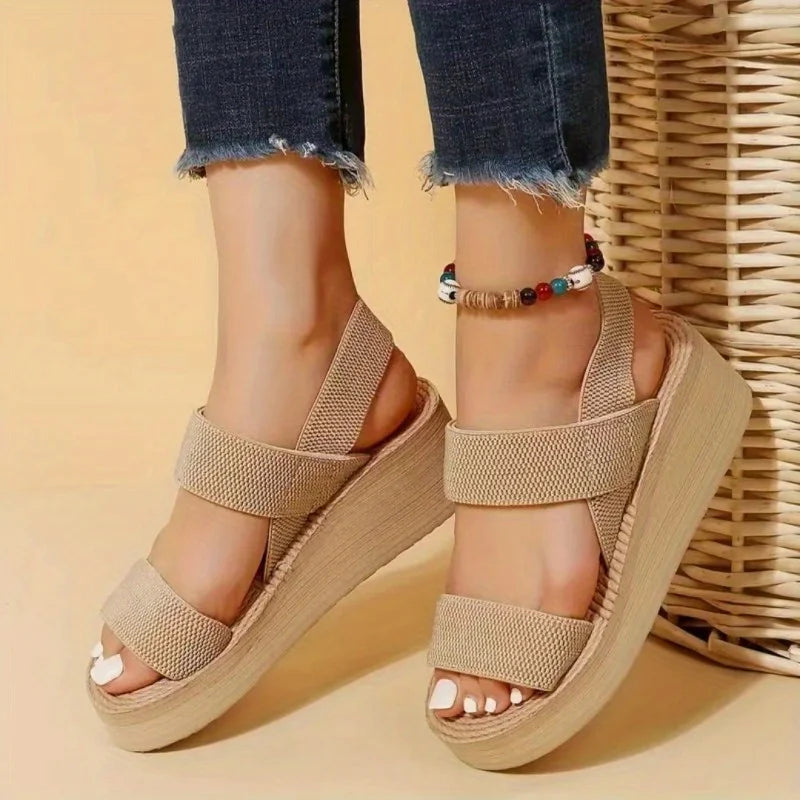 Jo Premium Open-Toe Wedges