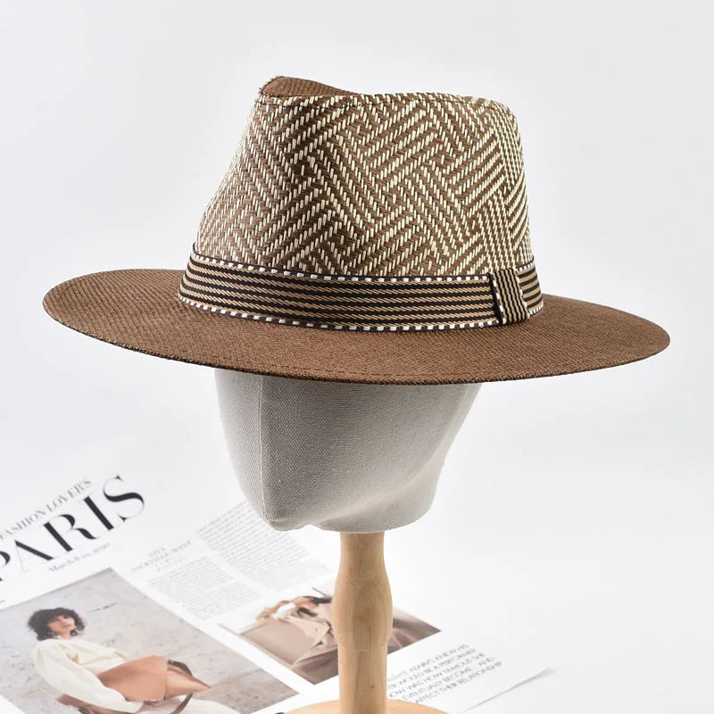 Jo Classic Men’s Panama Straw Hat for Summer