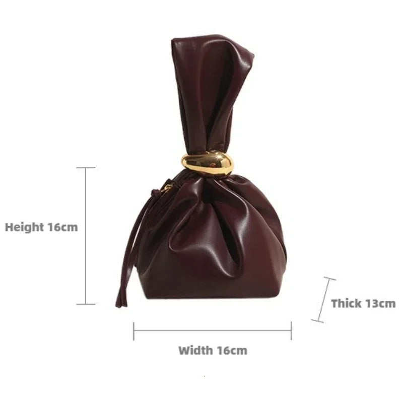 Jo Signature Pleated Bucket Pouch