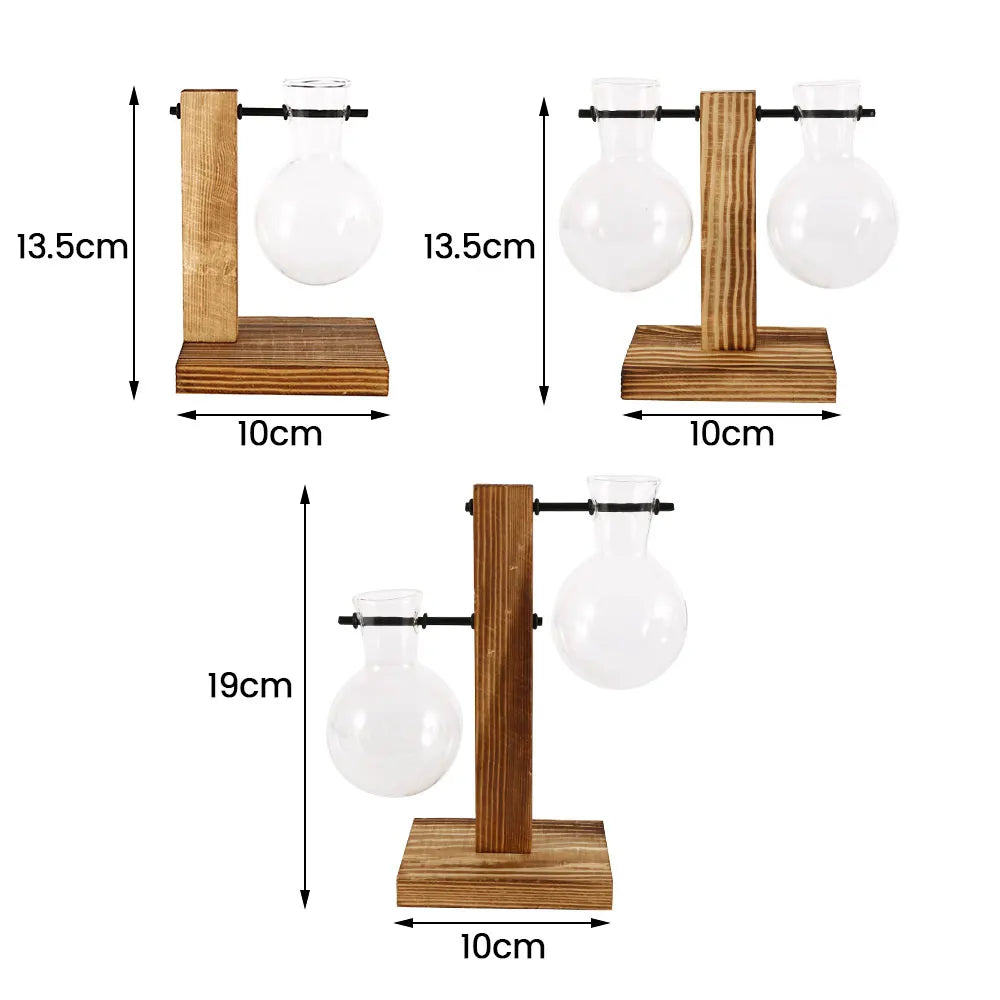 Jo Minimalist Glass Bulb Planter
