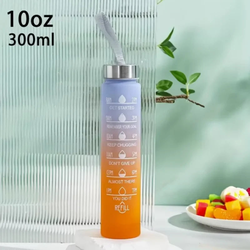 300ml/750ml/2L Water Bottle Motivational Sport Water Bottle Leakproof Bottles Drinking Outdoor Travel Gym Fitness Jugs