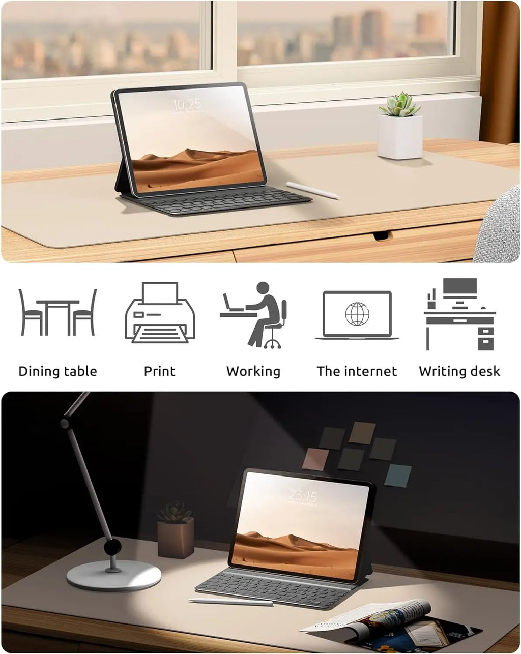 Jo Sleek Non-Slip Desk Mat
